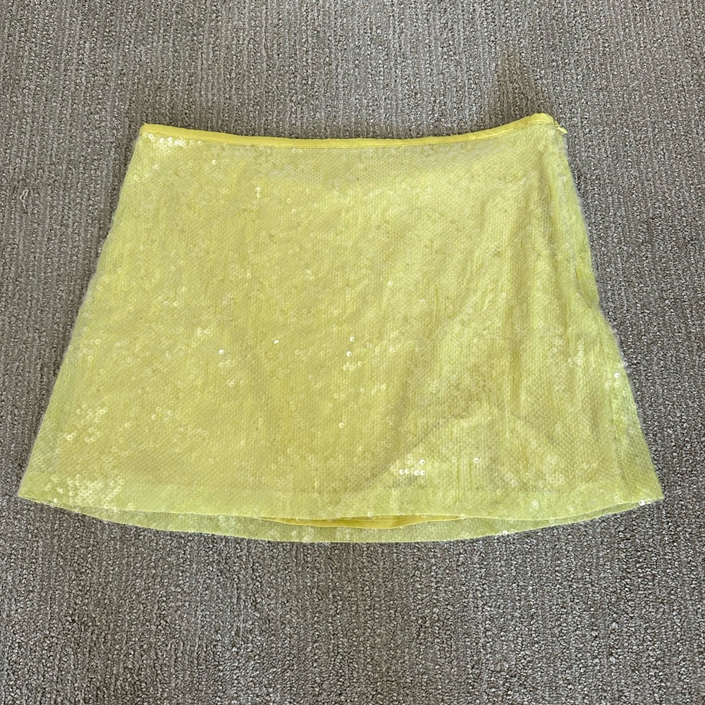 Zara Sequin Mini Skirt